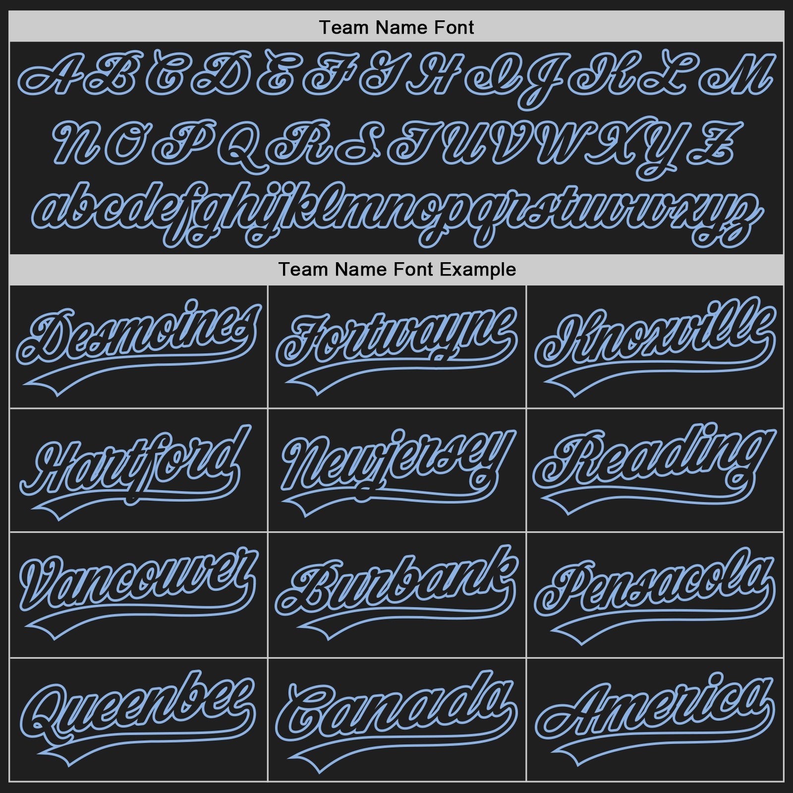 Custom Black Black-Light Blue Authentic Baseball Jersey view 4