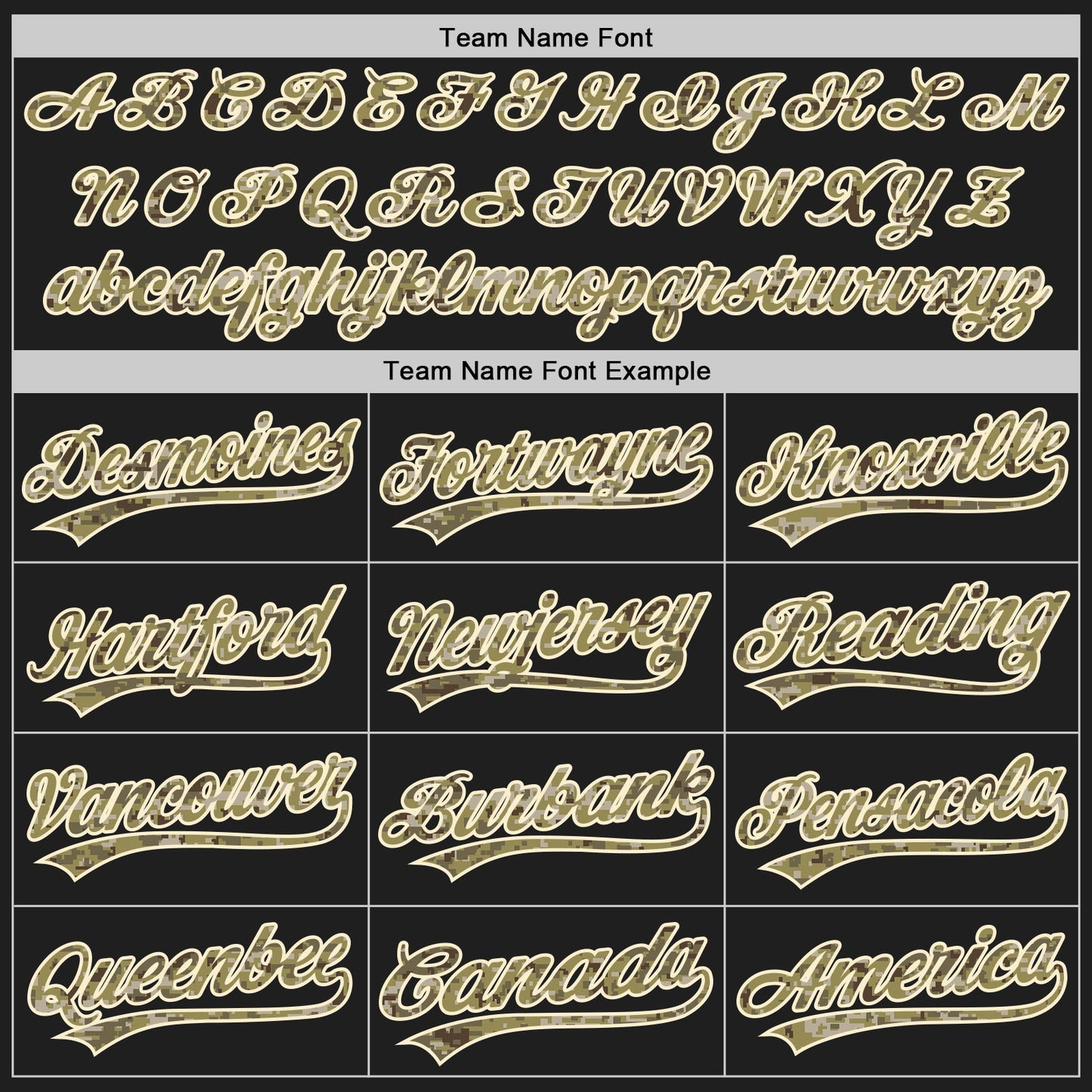 Custom Black Camo-Cream Authentic Baseball Jersey view 4