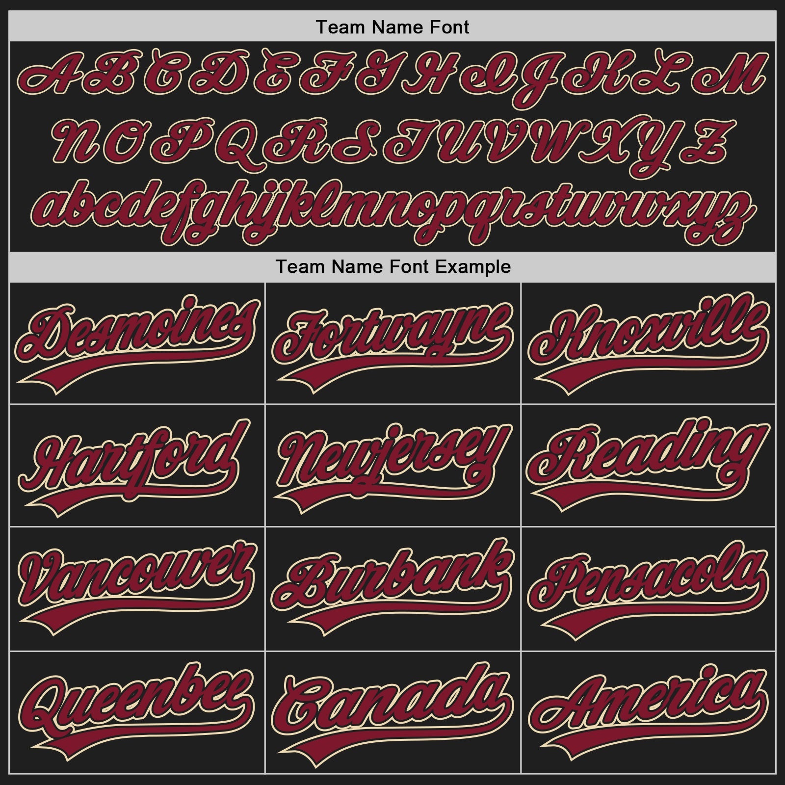 Custom Black Crimson-City Cream Authentic Baseball Jersey view 4