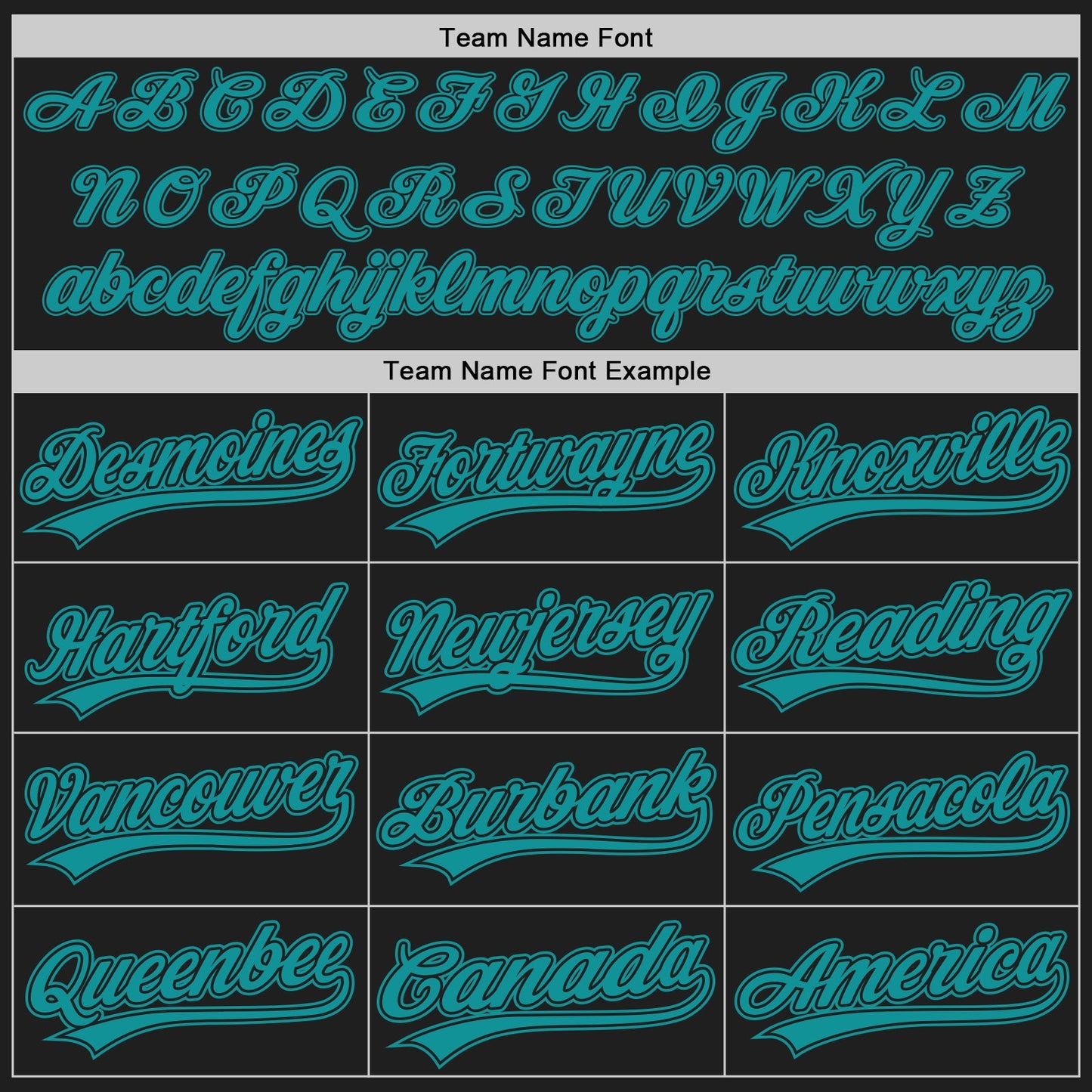 Custom Black Teal Authentic Baseball Jersey view 4