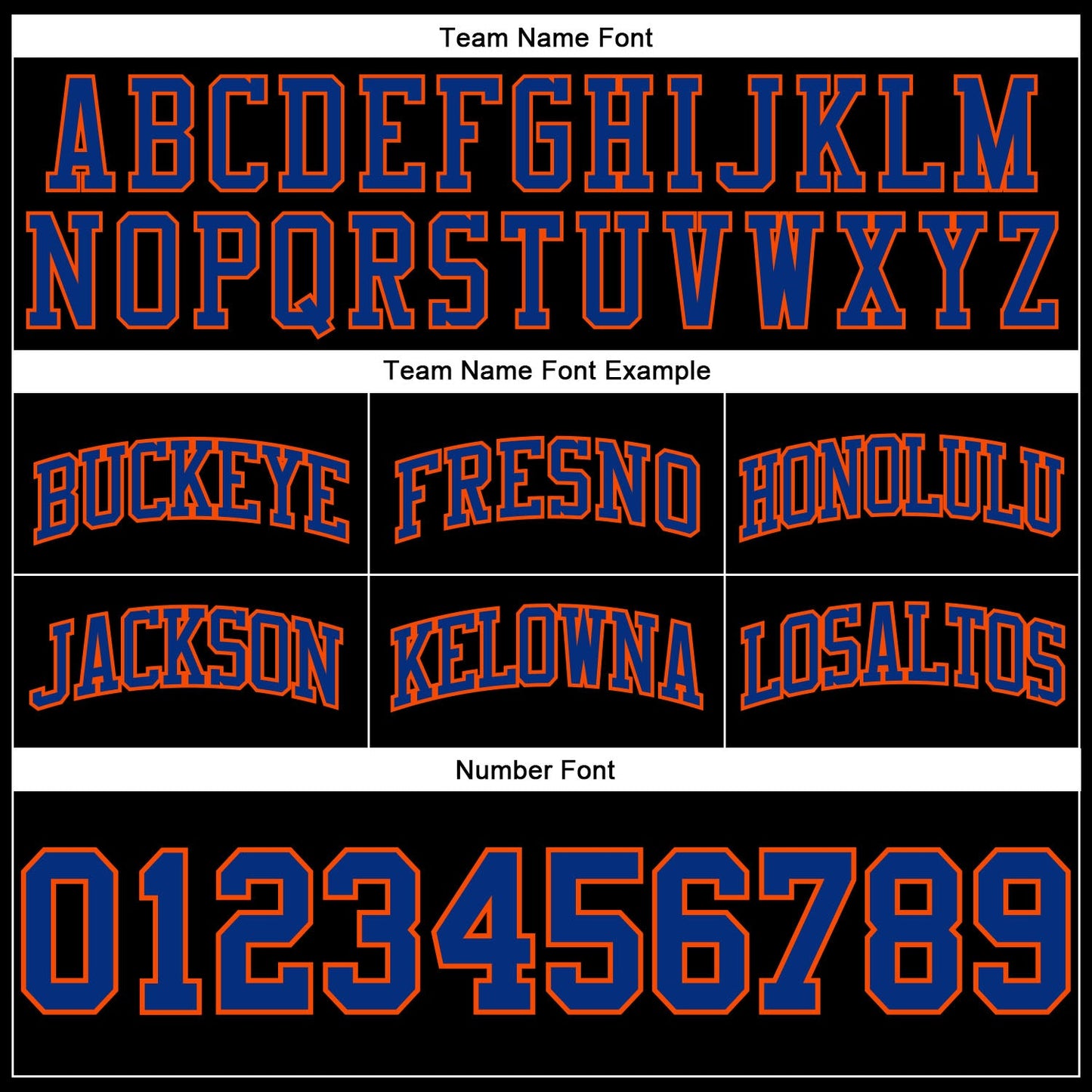 Custom Black Royal-Orange Authentic Throwback Basketball Shorts view 3