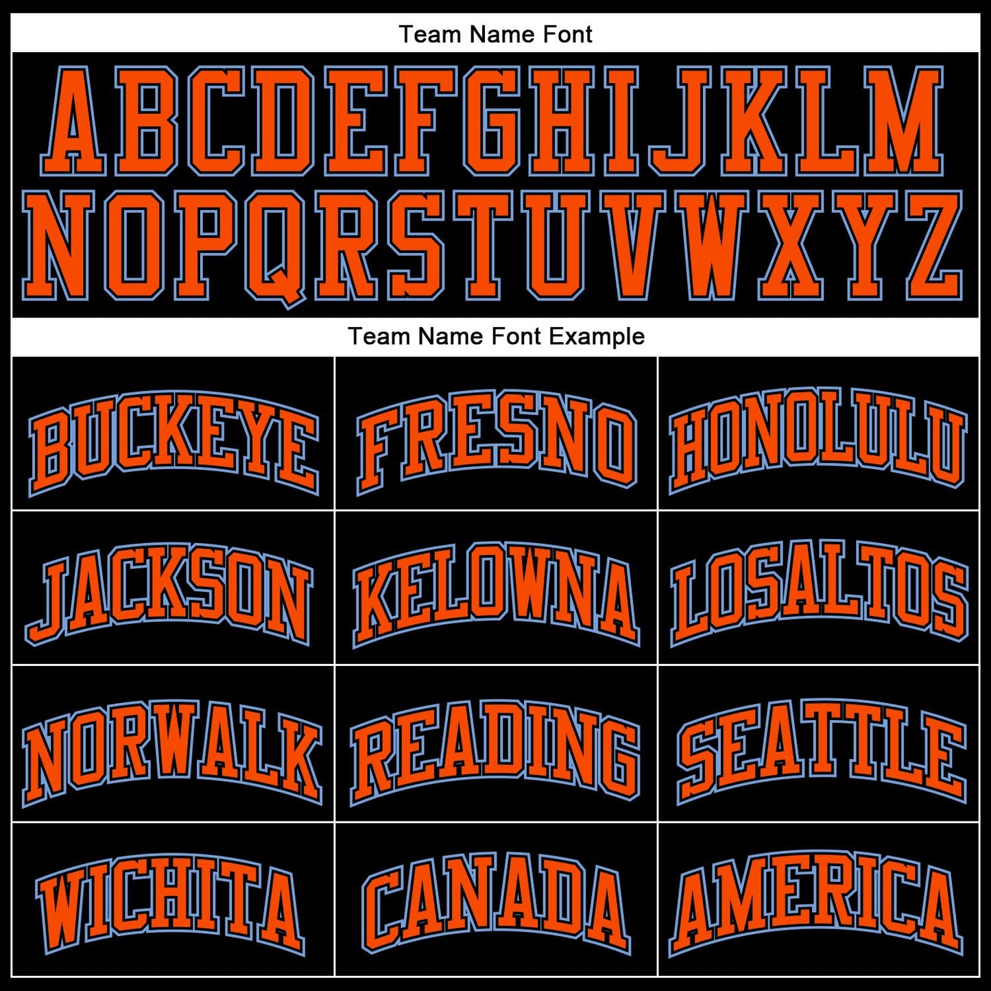 Custom Black Orange Pinstripe Orange-Light Blue Authentic Basketball Jersey view 3