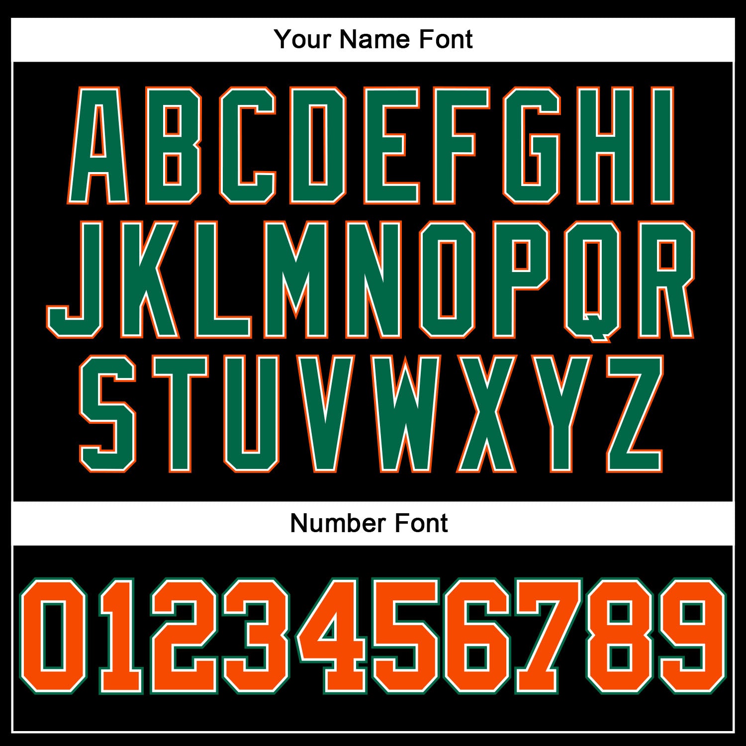 Custom Black Orange Pinstripe Orange-Kelly Green Authentic Basketball Jersey view 4