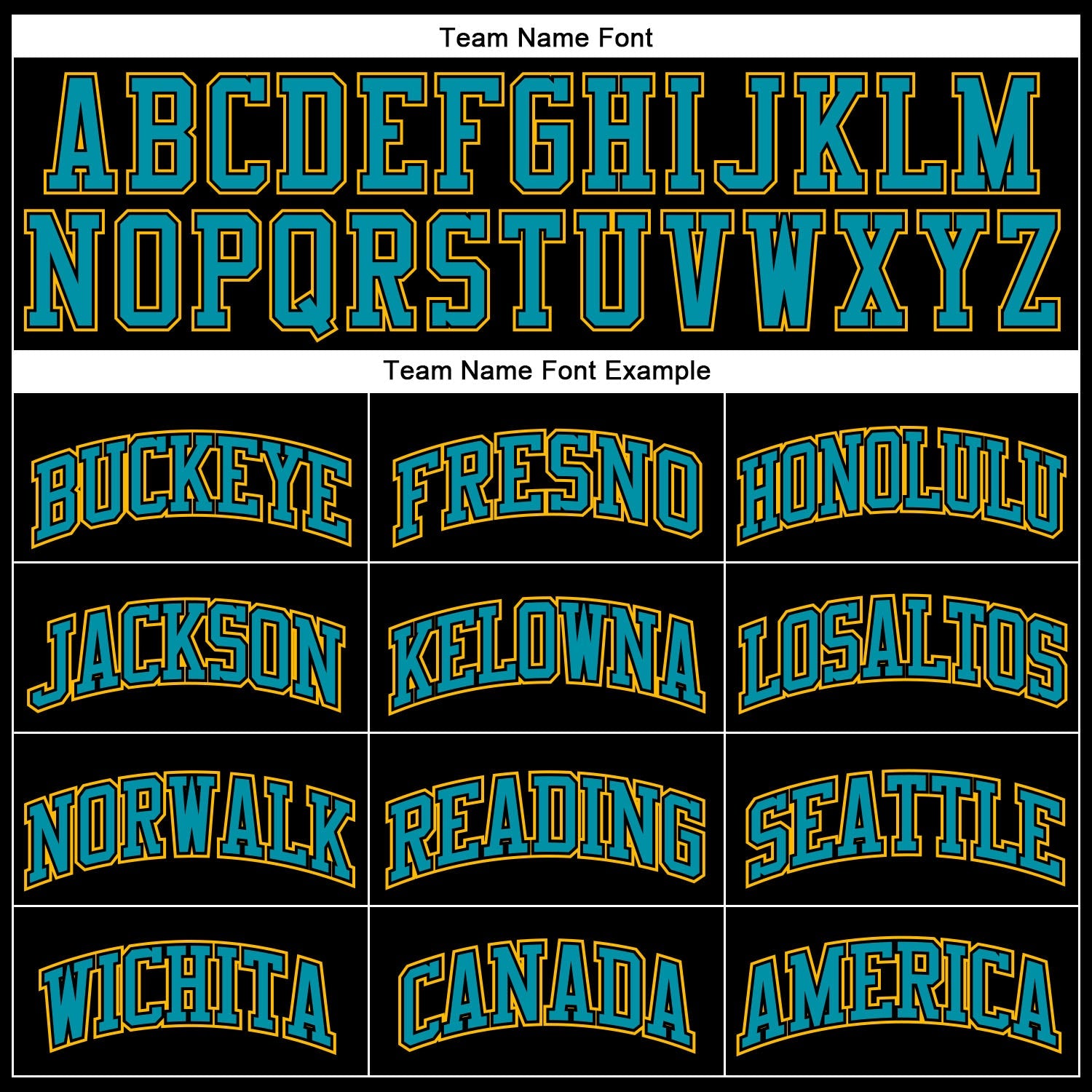 Custom Black Teal Pinstripe Teal-Gold Authentic Basketball Jersey view 3