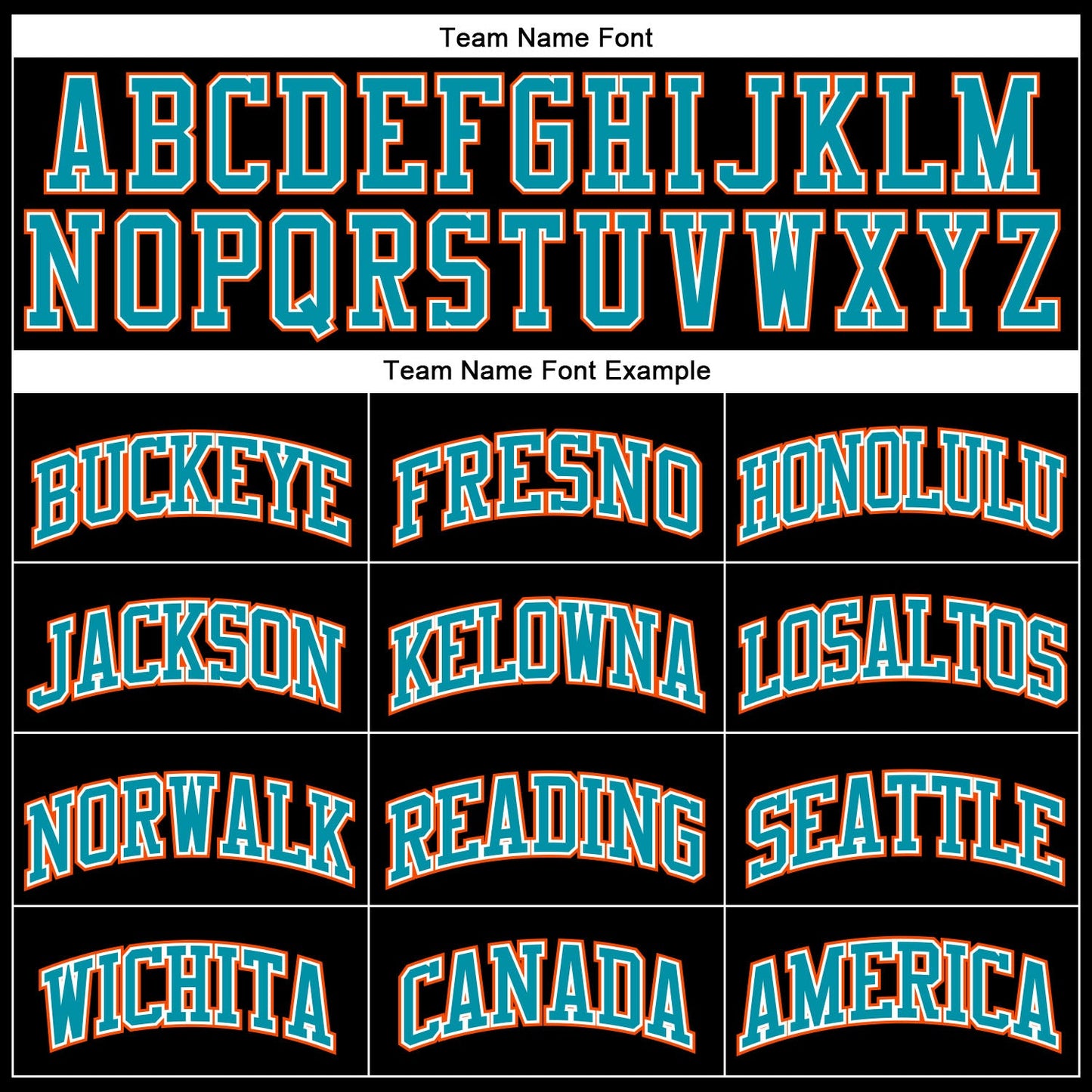 Custom Black Teal Pinstripe Orange-Teal Authentic Basketball Jersey view 3