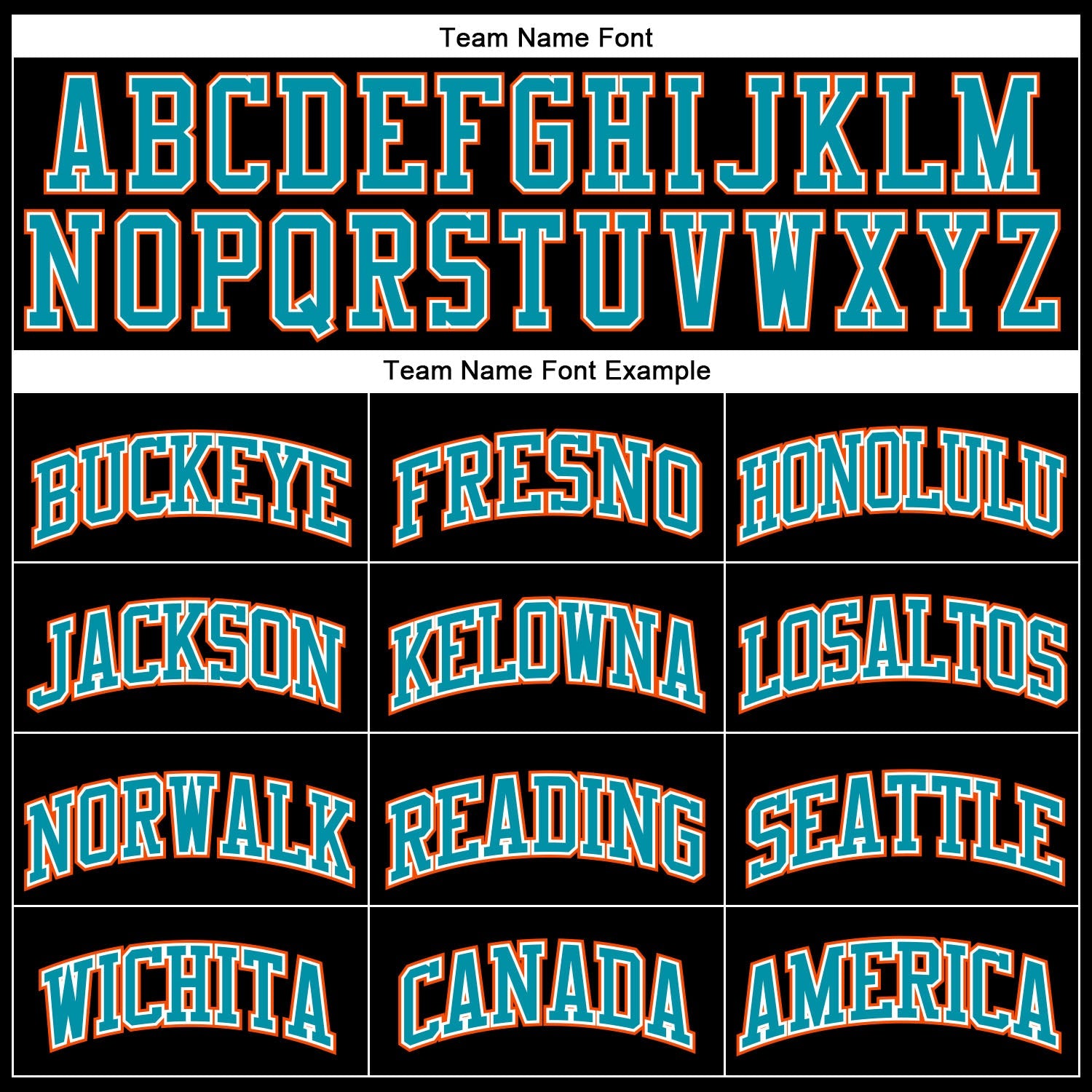 Custom Black Teal Pinstripe Orange-Teal Authentic Basketball Jersey view 3
