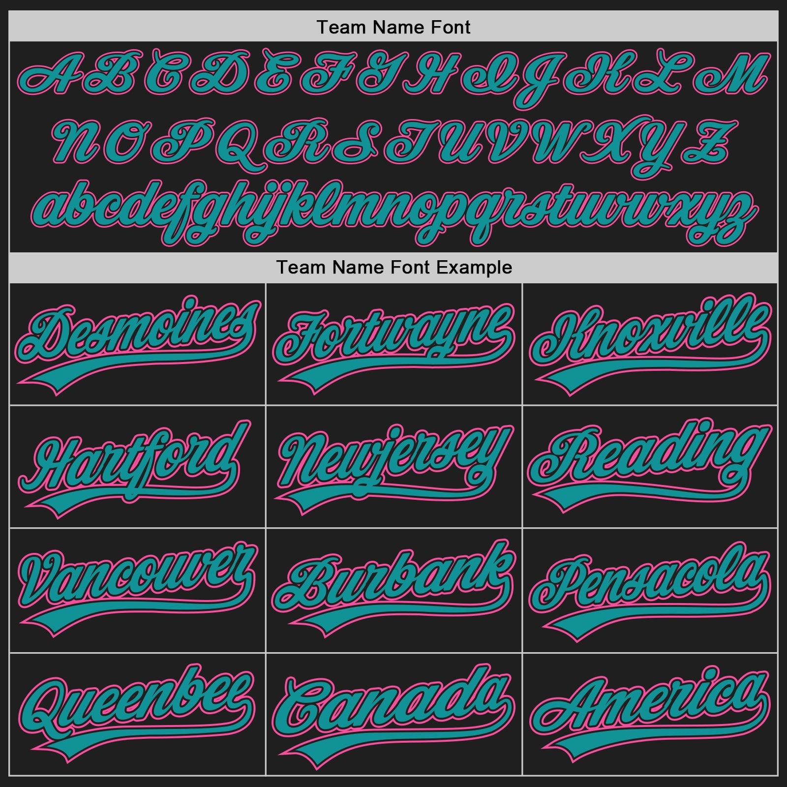 Custom Black Pink Pinstripe Pink-Teal Authentic Baseball Jersey view 4