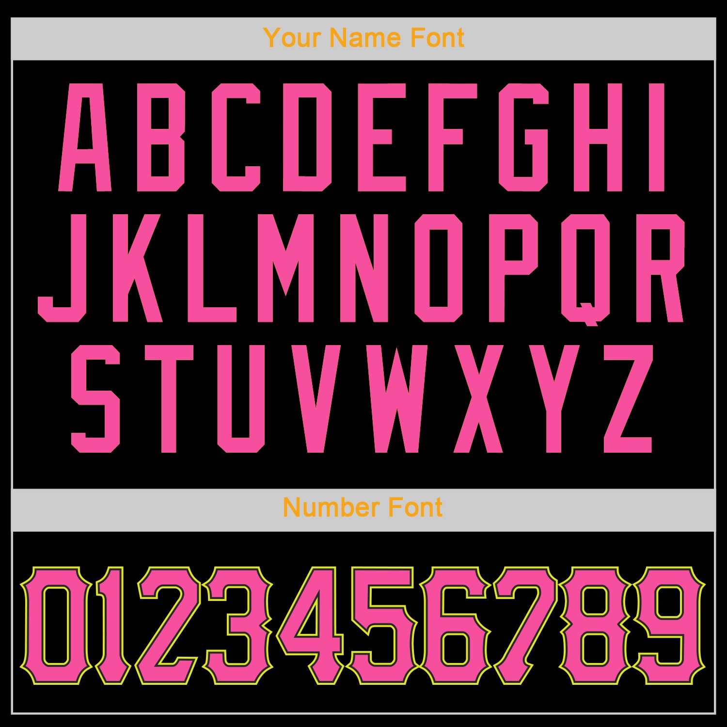 Custom Black Pink-Neon Yellow Authentic Baseball Jersey view 5