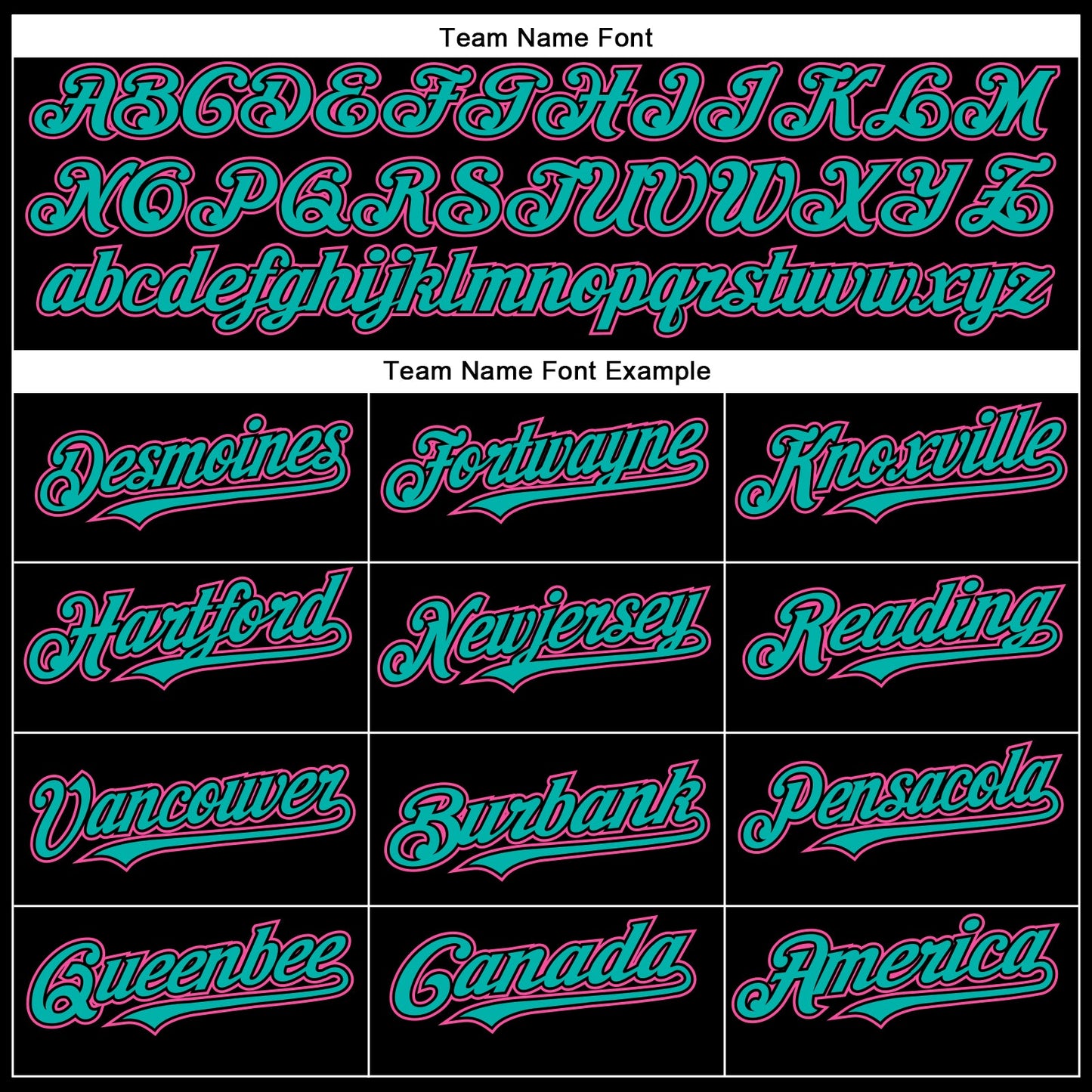 Custom Black Pink-Aqua Authentic Baseball Jersey view 4