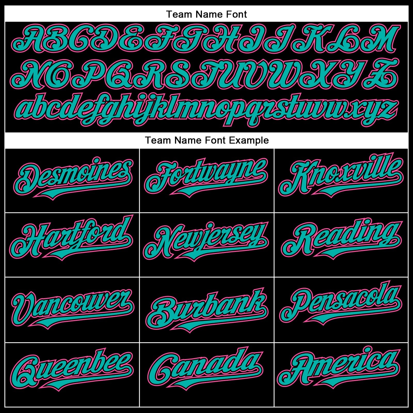 Custom Black Pink-Aqua Authentic Baseball Jersey view 4