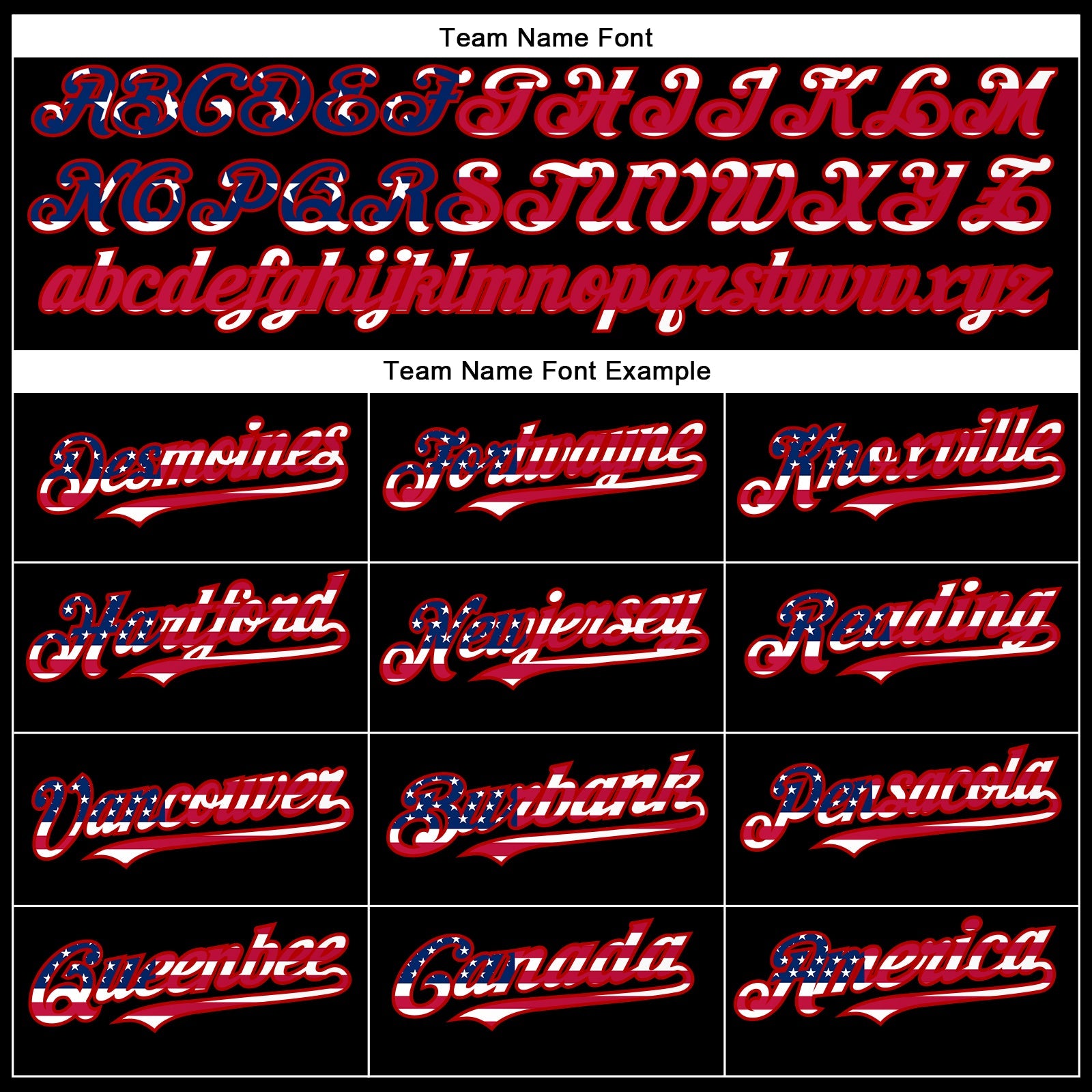 Custom Black USA Flag-Red Performance T-Shirt view 3