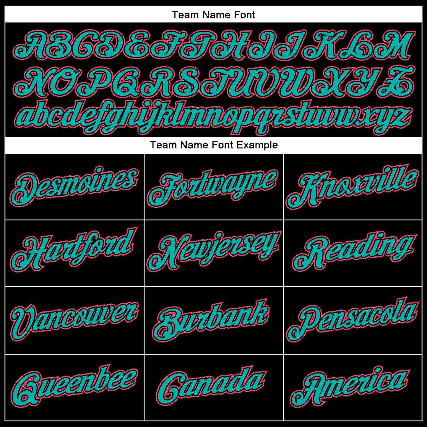 Custom Black Neon Pink-Aqua Performance T-Shirt view 3