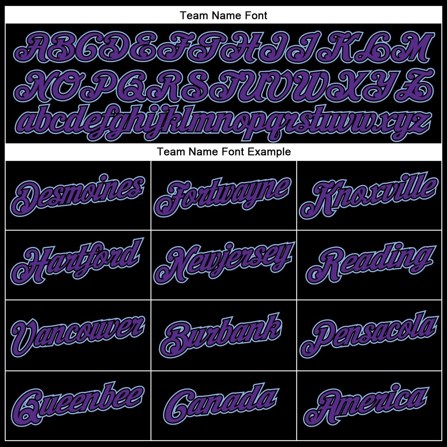 Custom Black Purple-Light Blue Performance T-Shirt view 3