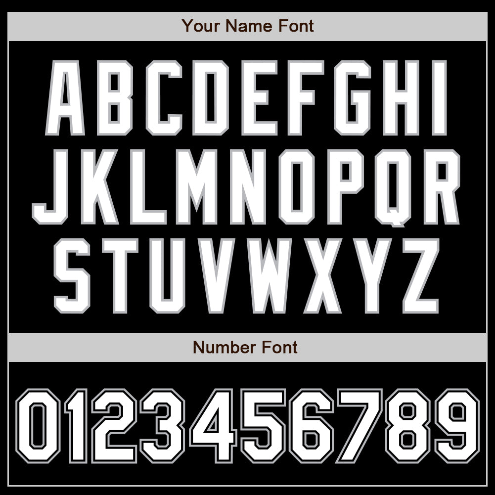 Custom Black White-Gray Authentic Baseball Jersey view 5