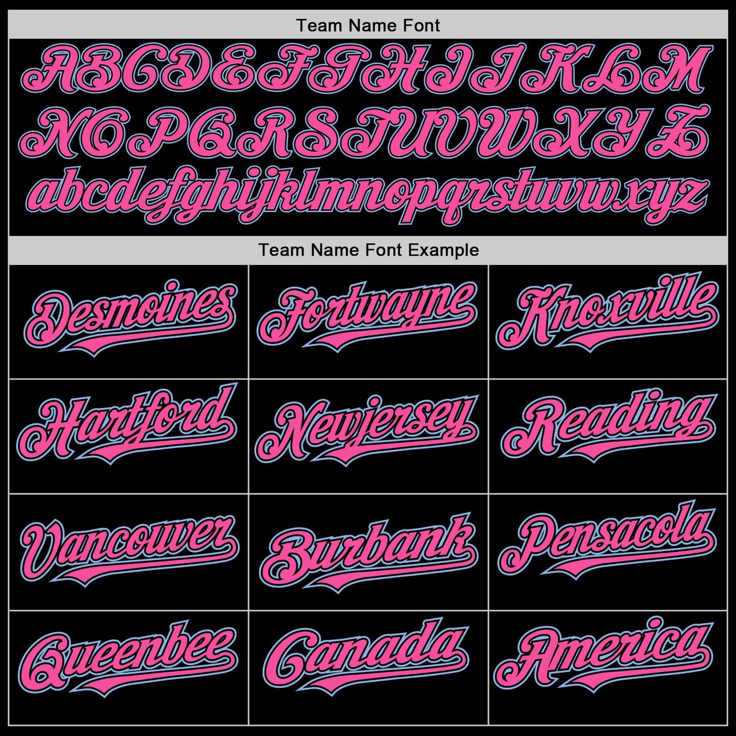 Custom Black White Pinstripe Pink-Light Blue Authentic Baseball Jersey view 4