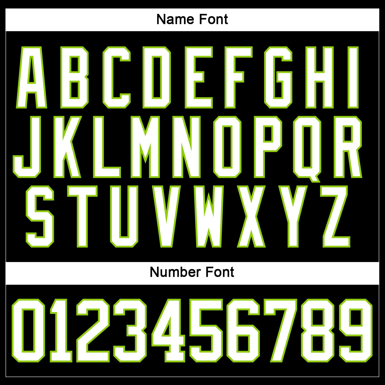 Custom Black White-Neon Green Hockey Lace Neck Jersey view 5