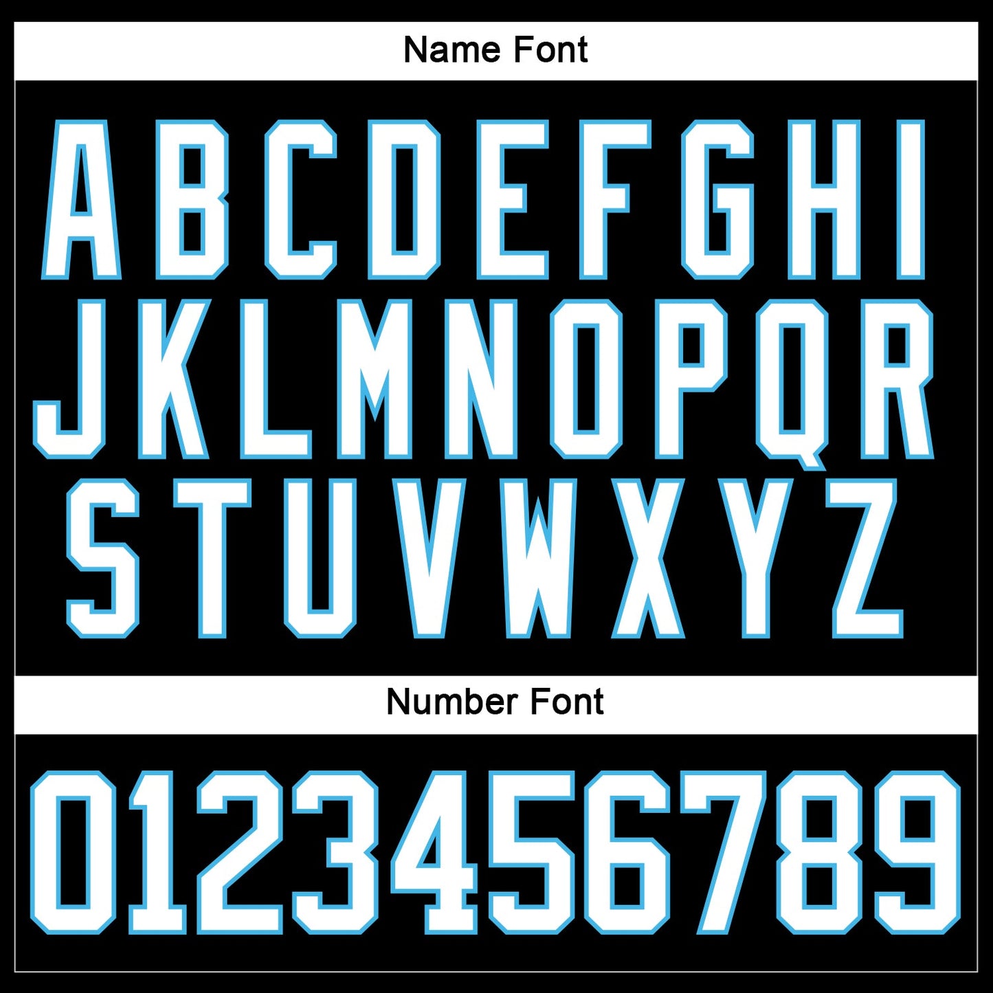 Custom Black White-Sky Blue Hockey Lace Neck Jersey view 5