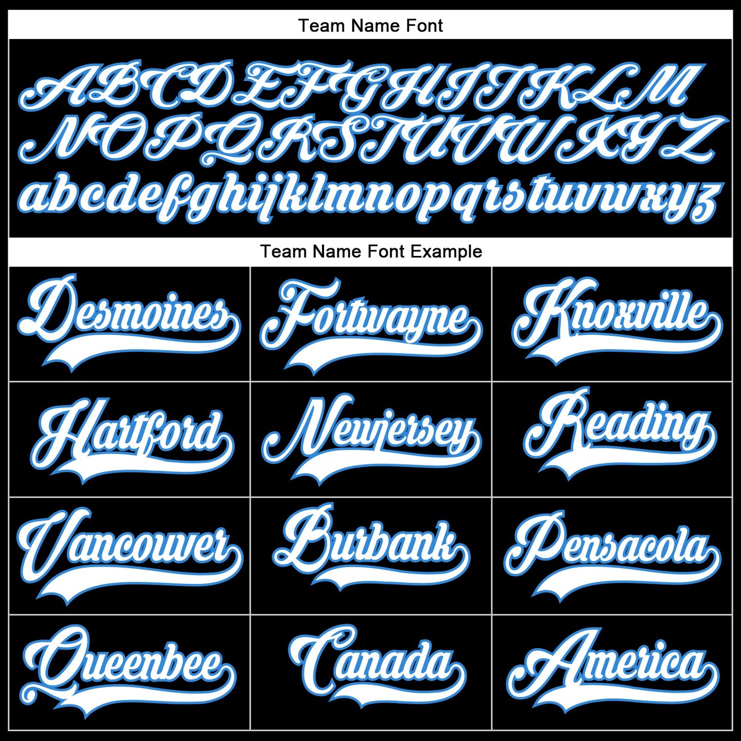 Custom Black White-Powder Blue Hockey Lace Neck Jersey view 4
