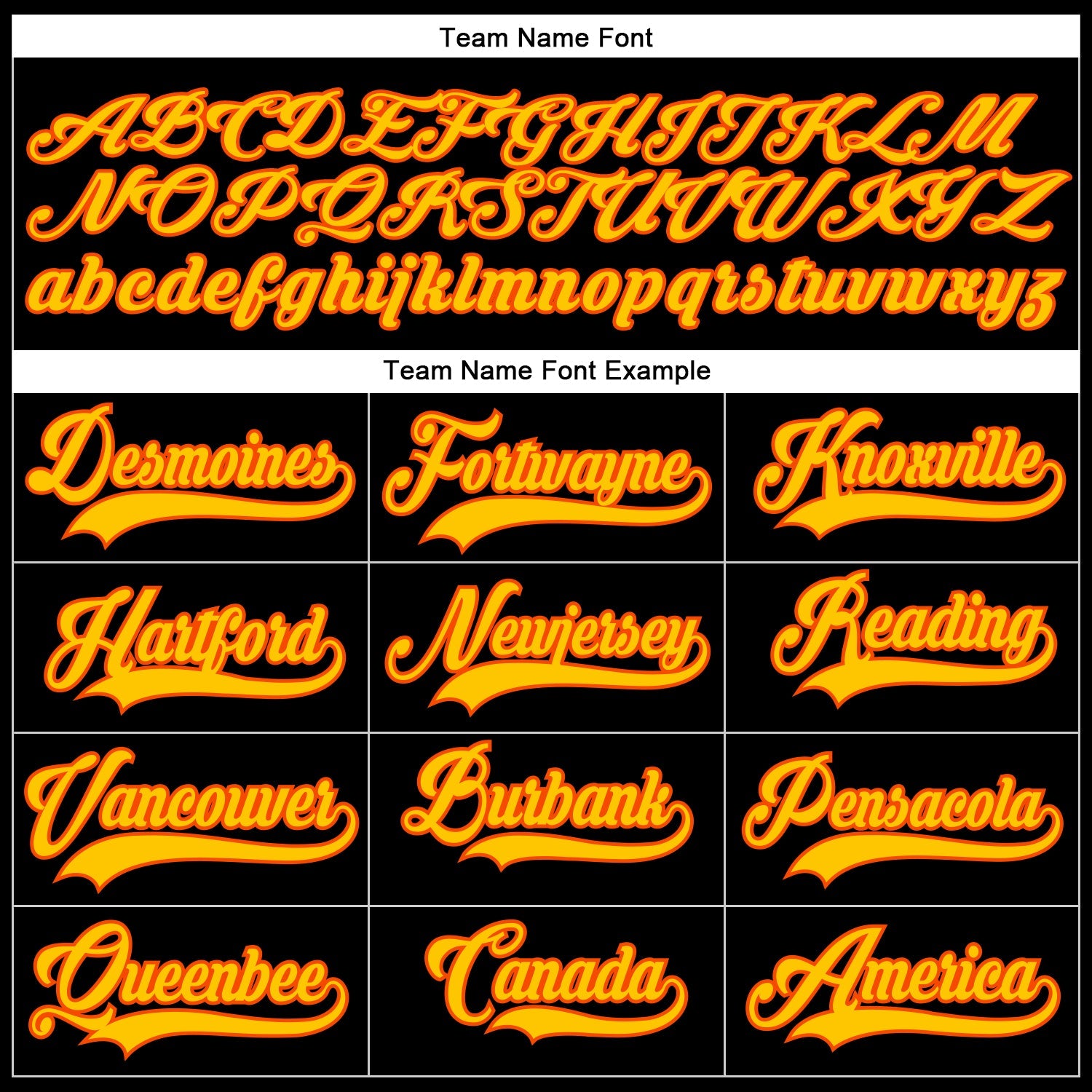 Custom Black Yellow-Orange Hockey Lace Neck Jersey view 3