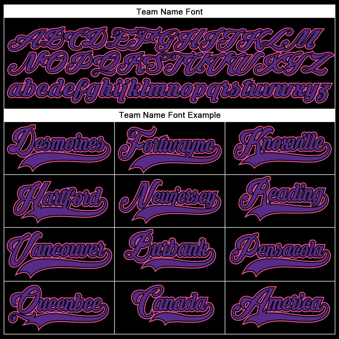Custom Black Purple-Pink Hockey Lace Neck Jersey view 4