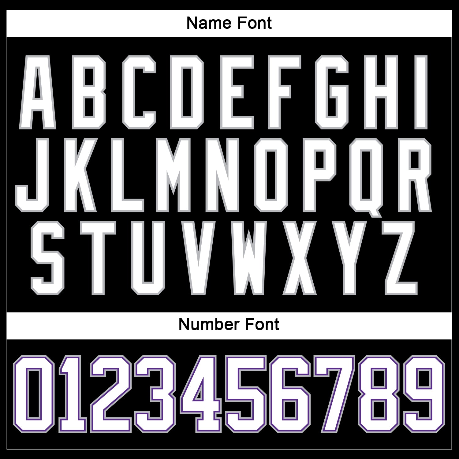 Custom Black White Purple-Gray Hockey Lace Neck Jersey view 5