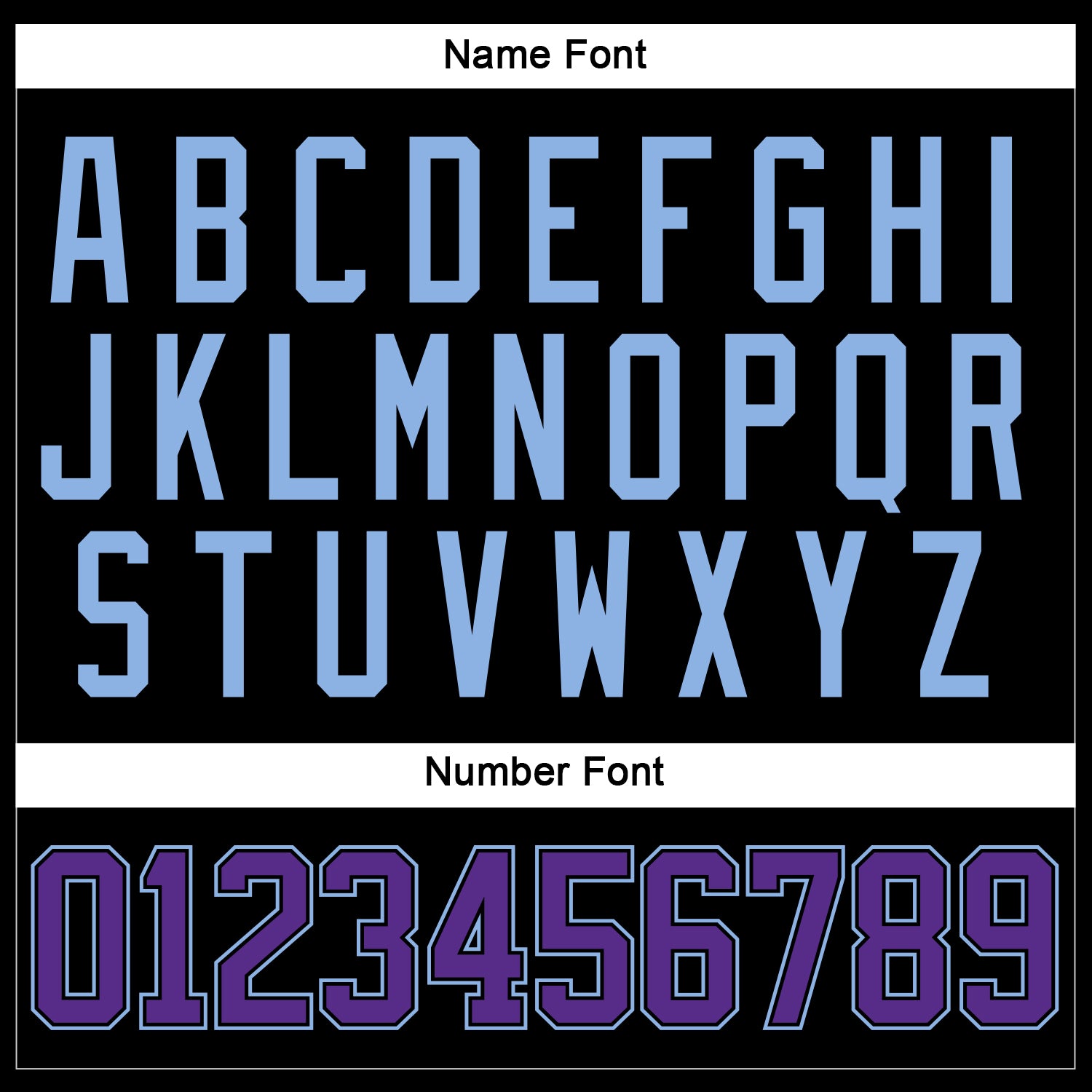 Custom Black Purple-Light Blue Hockey Lace Neck Jersey view 5