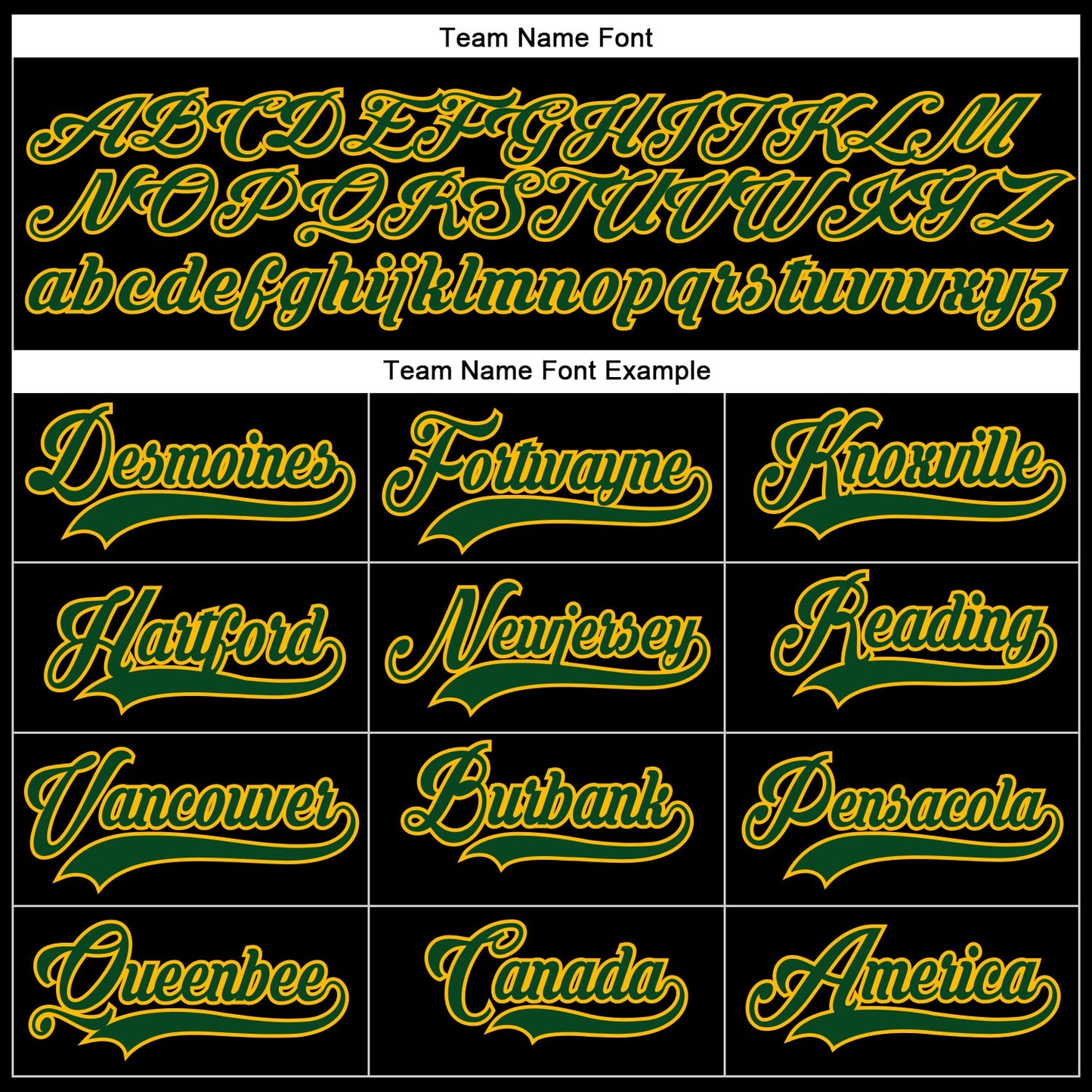 Custom Black Green-Gold Hockey Lace Neck Jersey view 4