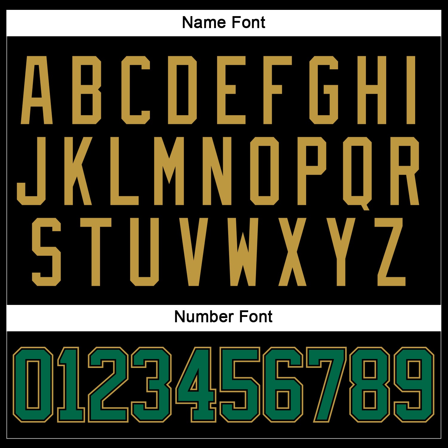 Custom Black Kelly Green-Old Gold Hockey Lace Neck Jersey view 5