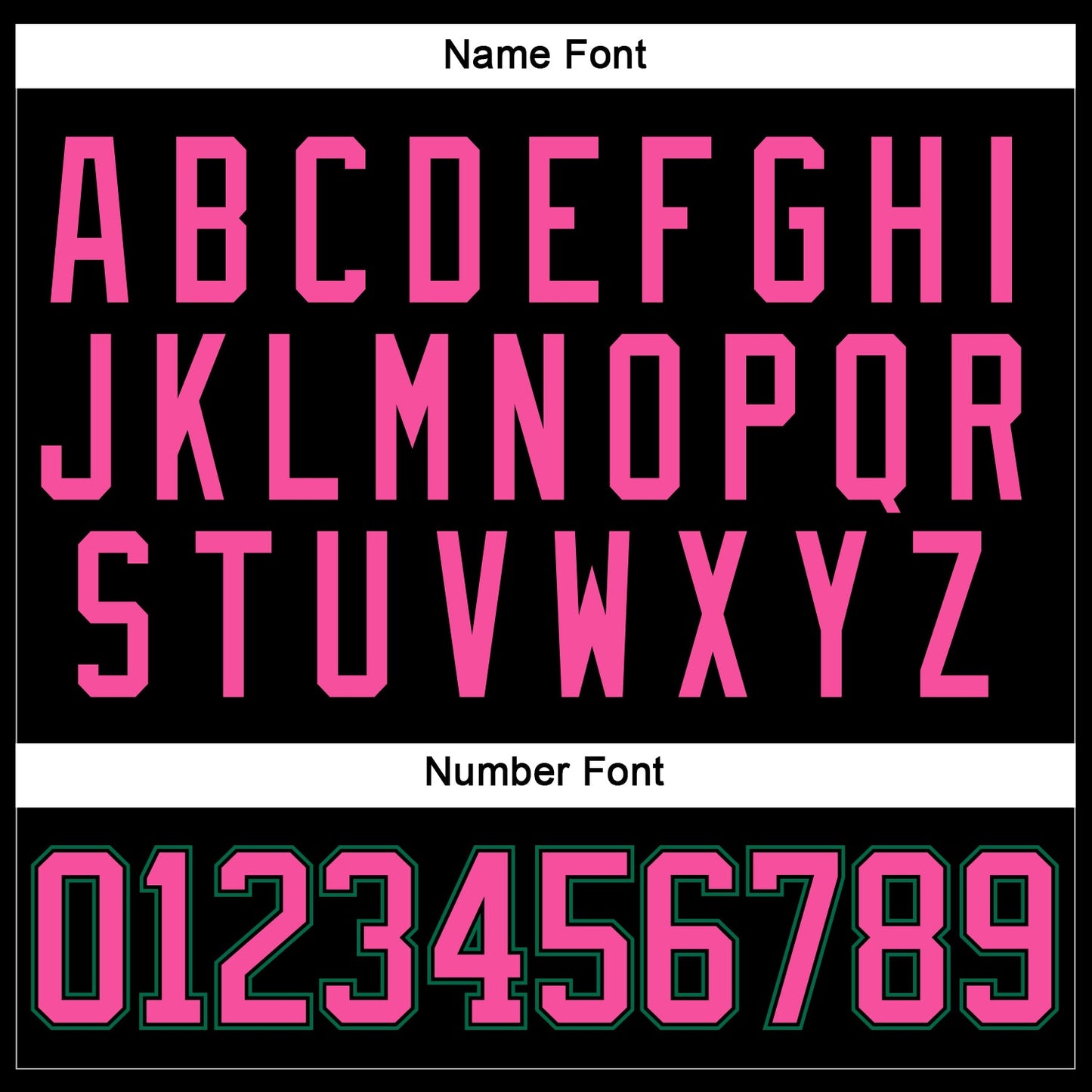 Custom Black Pink-Kelly Green Hockey Lace Neck Jersey view 5