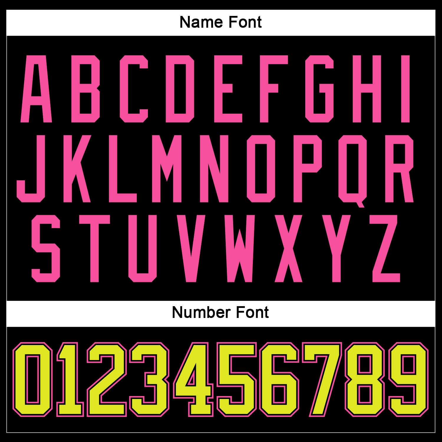 Custom Black Neon Yellow-Pink Hockey Lace Neck Jersey view 5