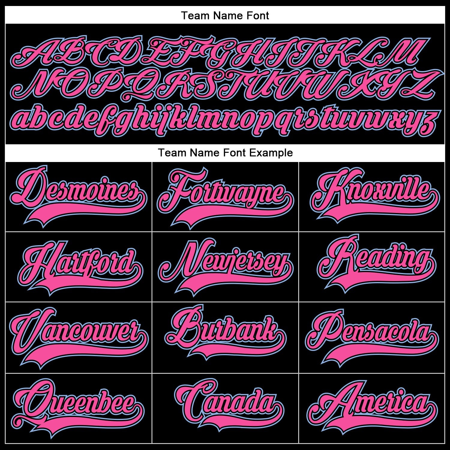 Custom Black Pink-Light Blue Hockey Lace Neck Jersey view 3