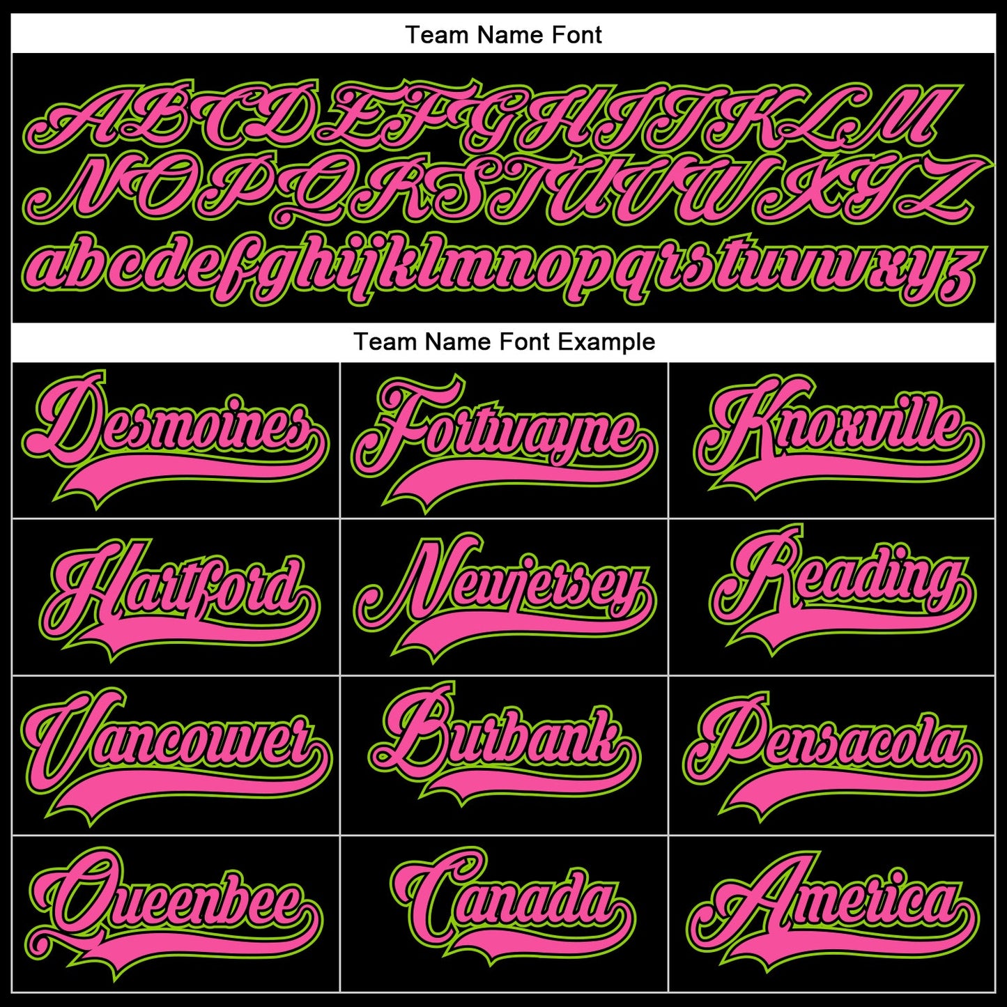 Custom Black Pink-Neon Green Hockey Lace Neck Jersey view 4