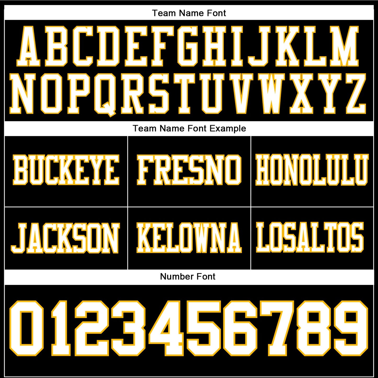 Custom Black White-Gold Authentic Football Jersey view 4