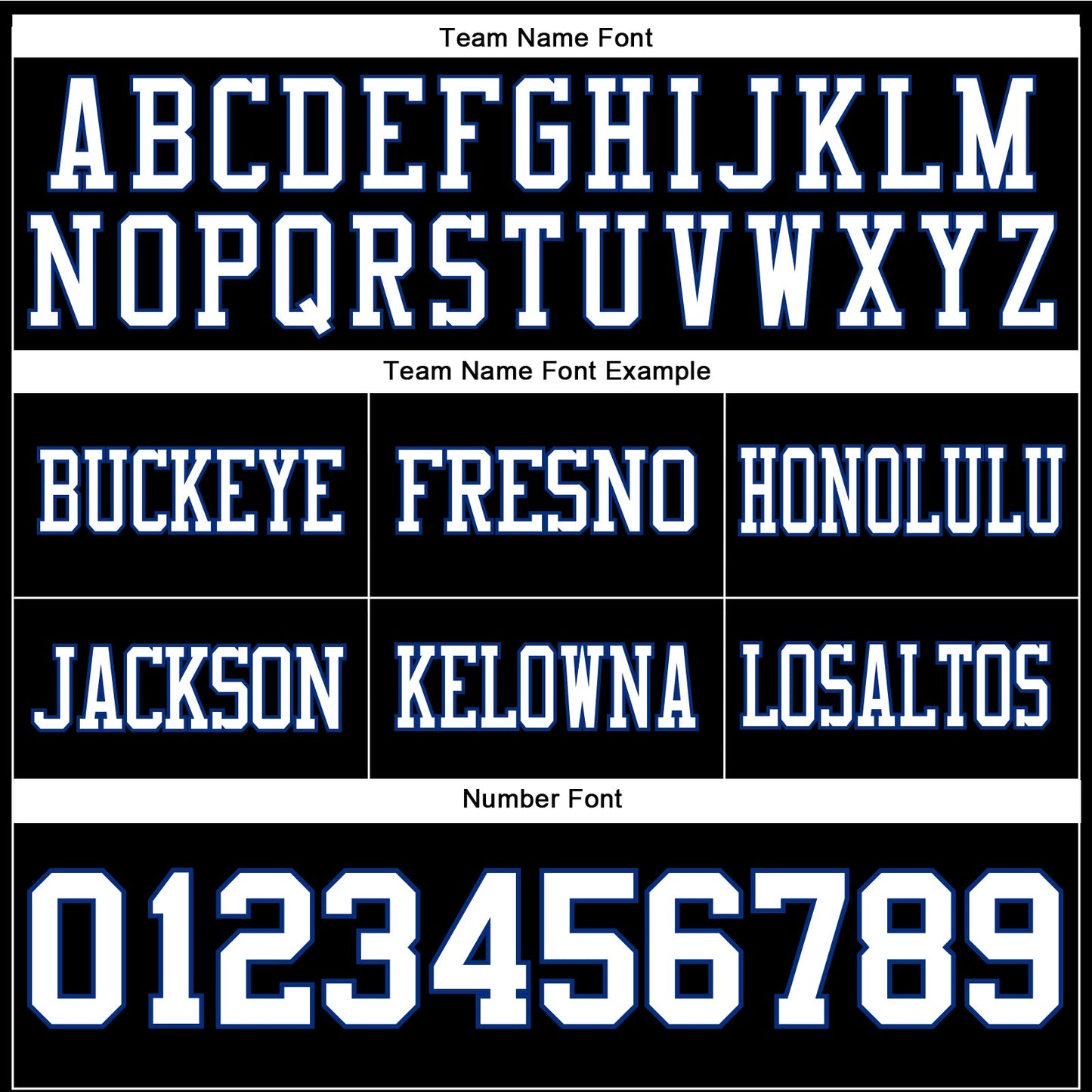 Custom Black White-Royal Authentic Football Jersey view 3