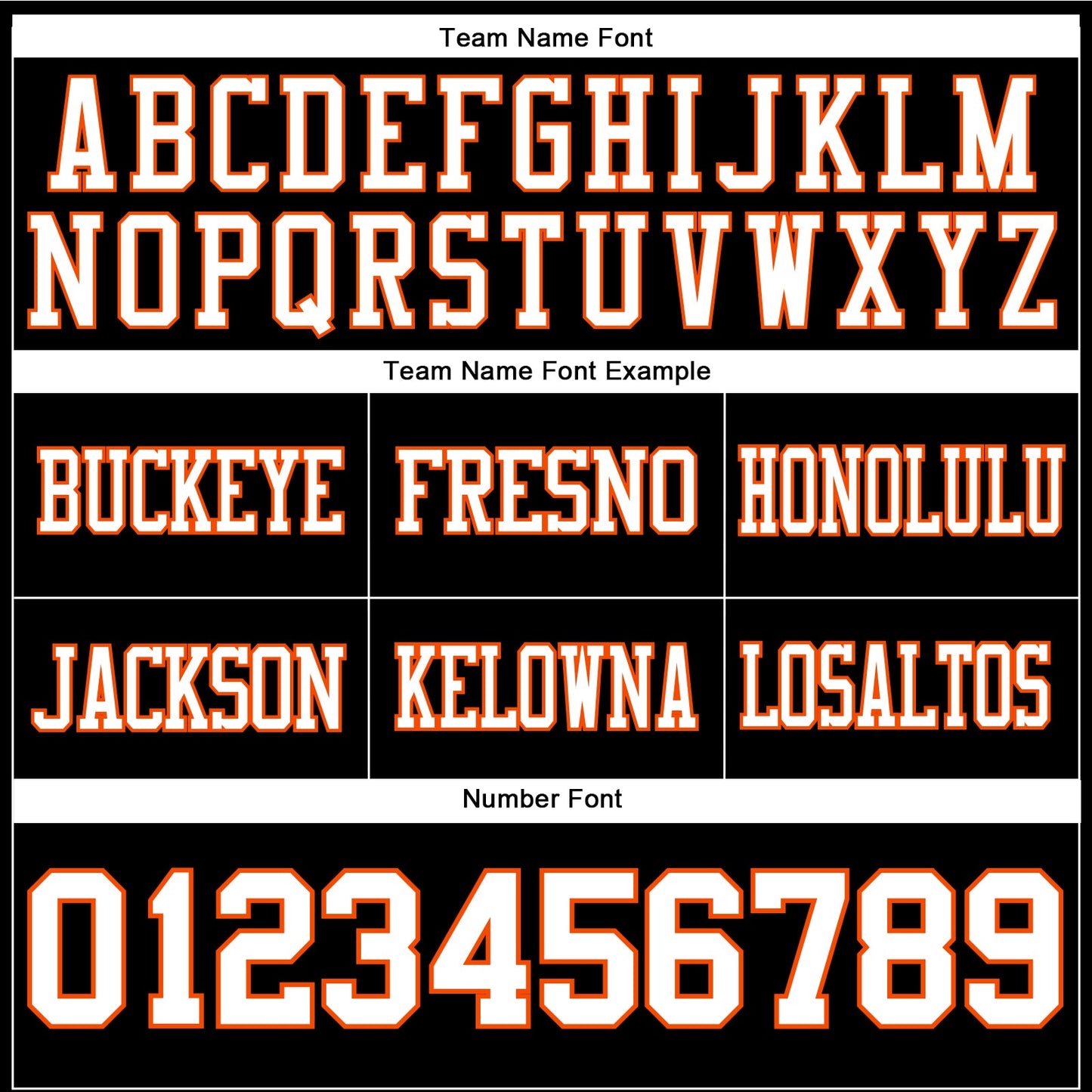 Custom Black White-Orange Authentic Football Jersey view 3