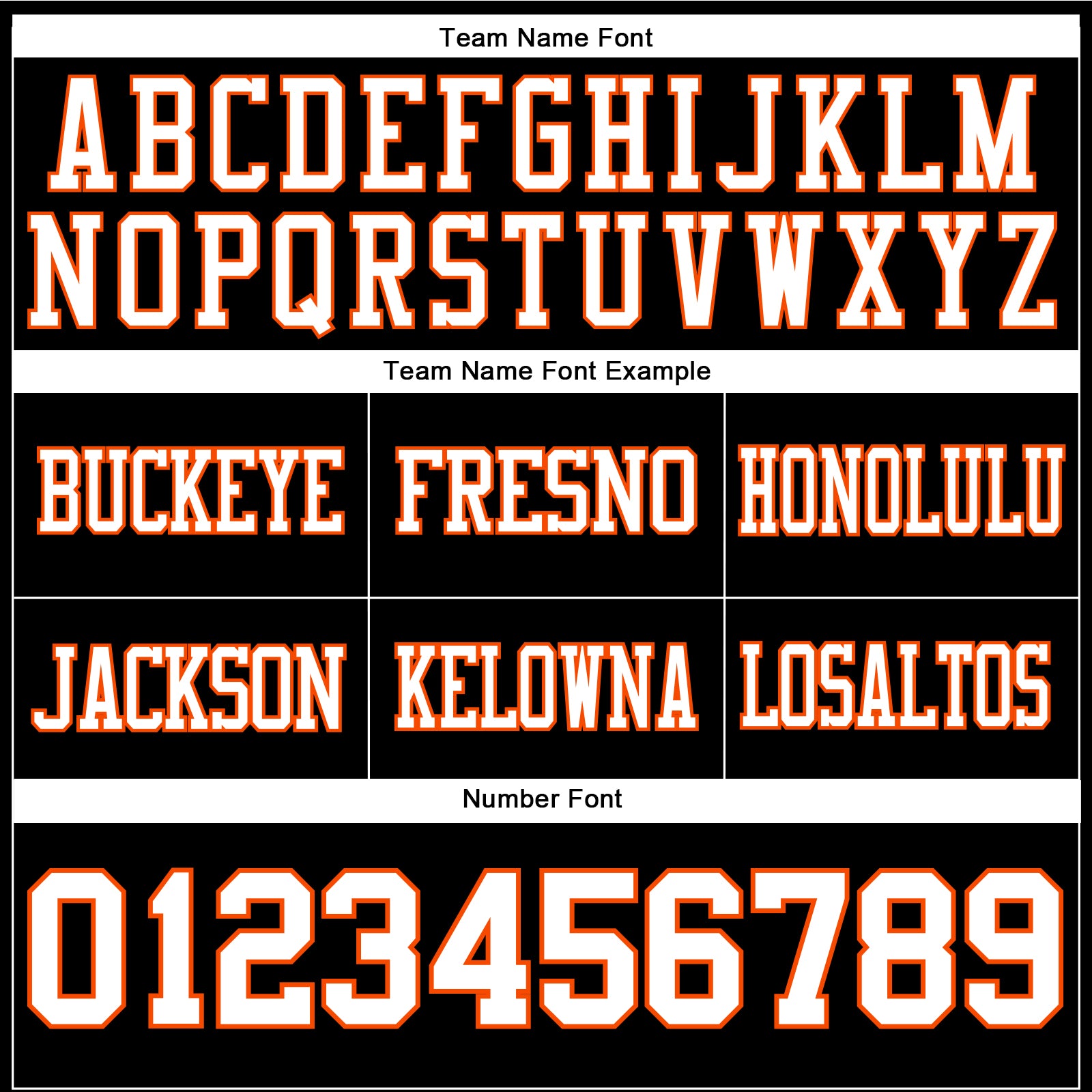 Custom Black White-Orange Authentic Football Jersey view 3