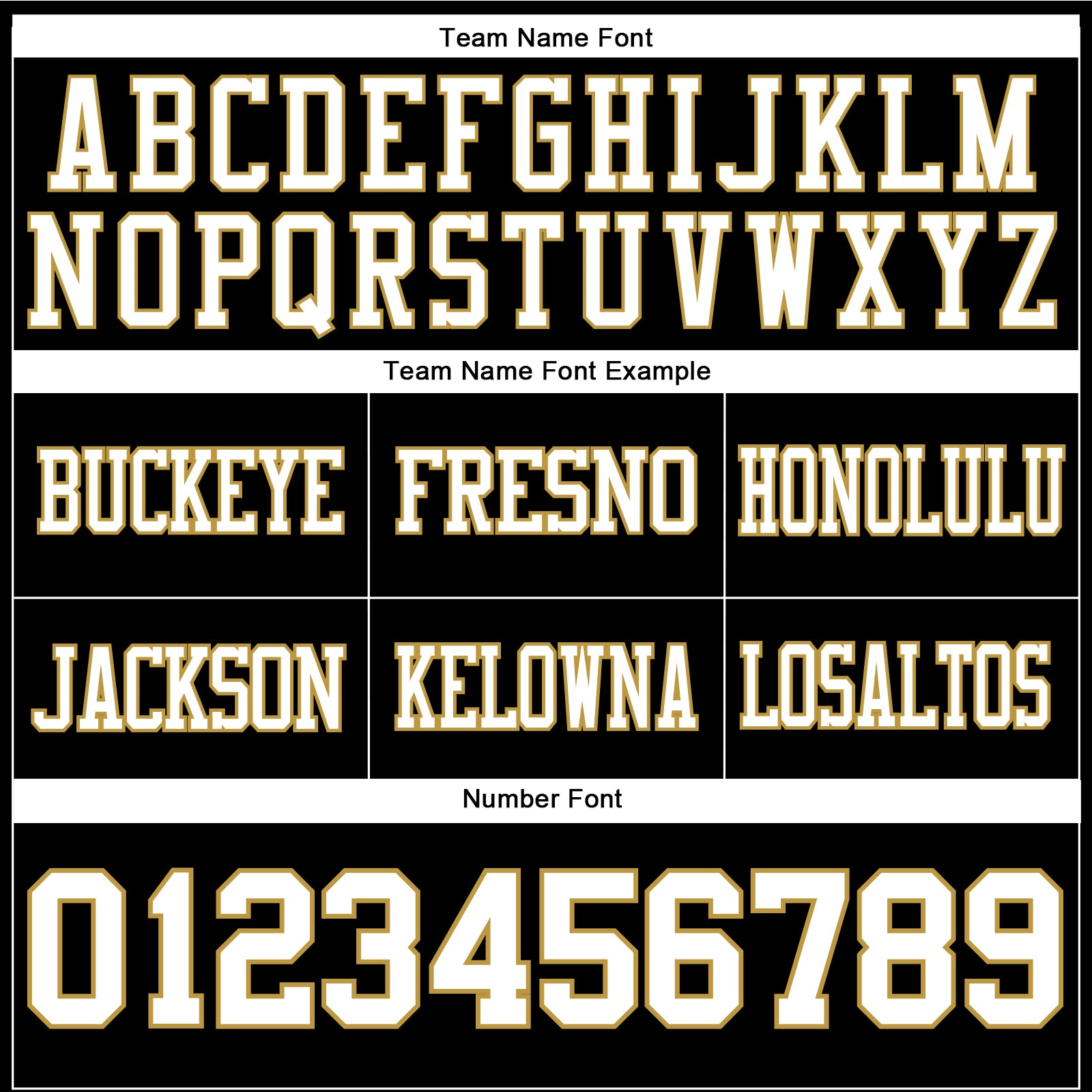 Custom Black White-Old Gold Authentic Football Jersey view 3