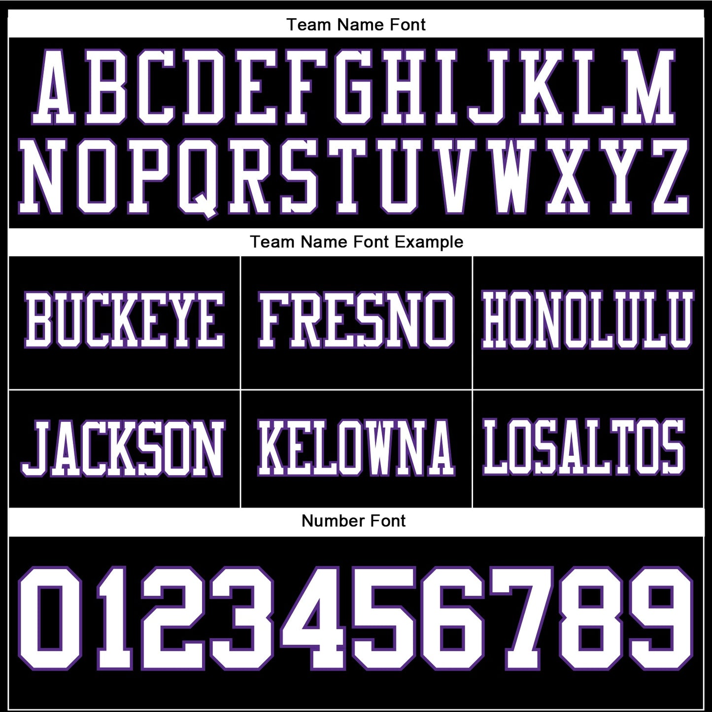 Custom Black White-Purple Authentic Football Jersey view 3