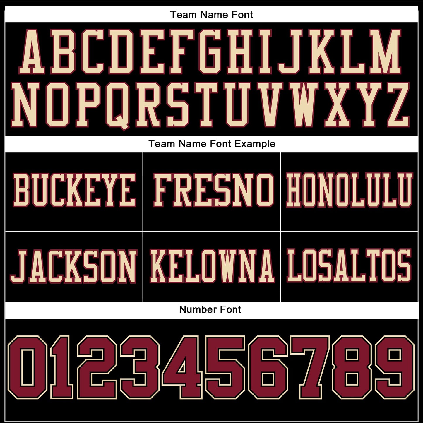 Custom Black Crimson-City Cream Authentic Football Jersey view 3