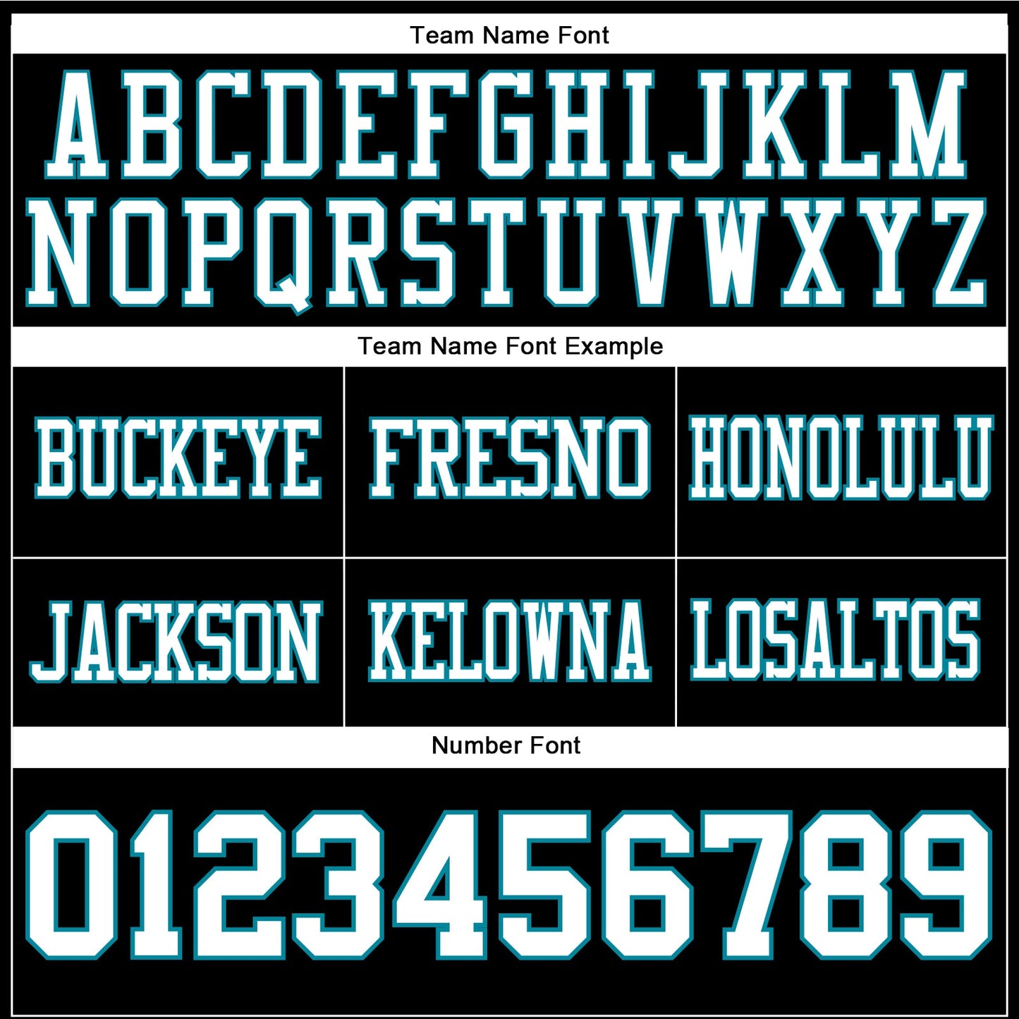 Custom Black White-Teal Authentic Football Jersey view 3