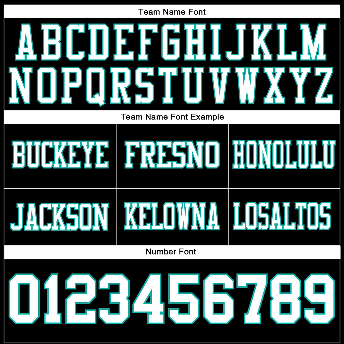 Custom Black White-Aqua Authentic Football Jersey view 3