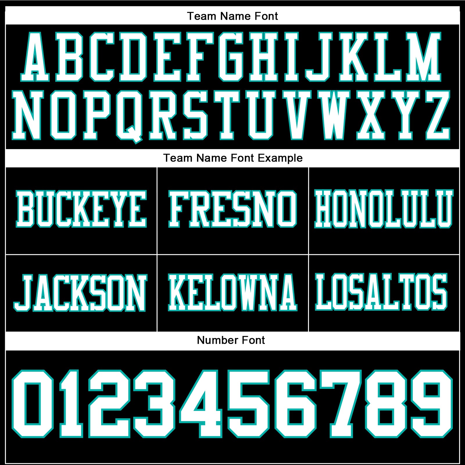 Custom Black White-Aqua Authentic Football Jersey view 3