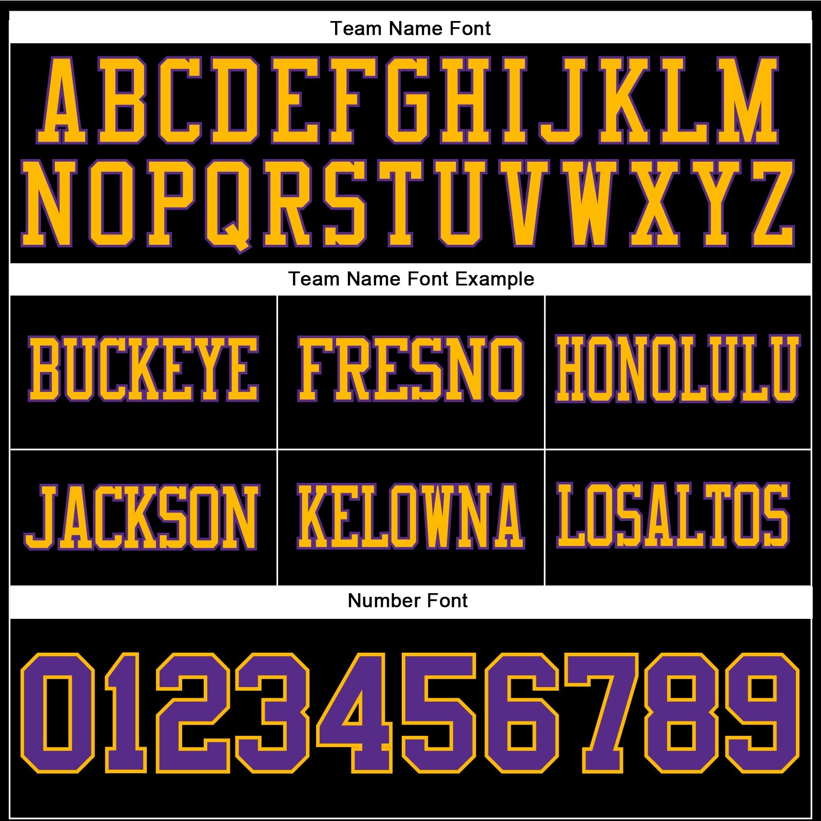 Custom Black Purple-Gold Authentic Football Jersey view 3