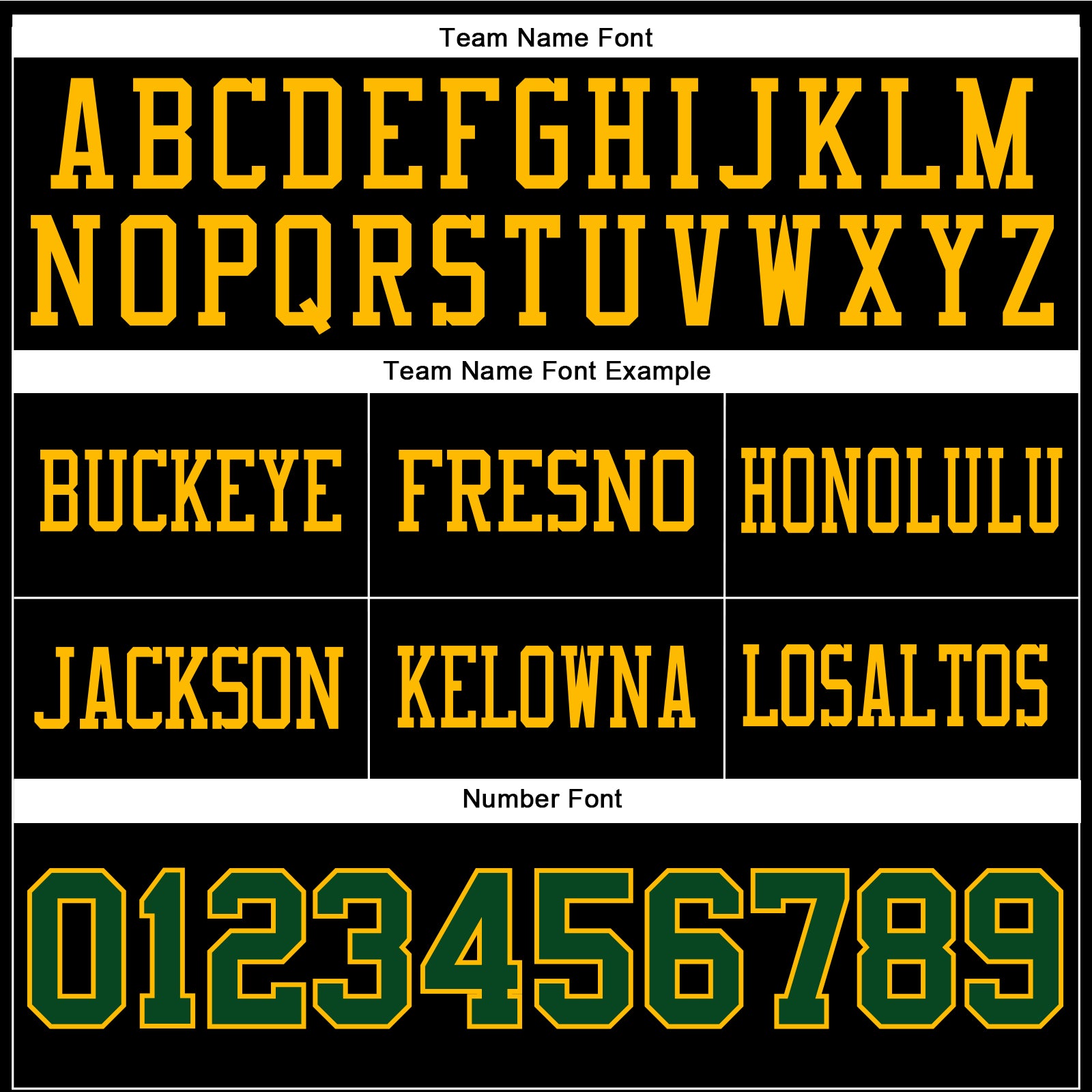 Custom Black Green-Gold Authentic Football Jersey view 3