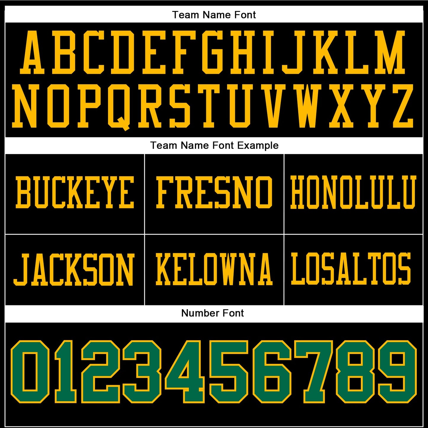 Custom Black Kelly Green-Gold Authentic Football Jersey view 3