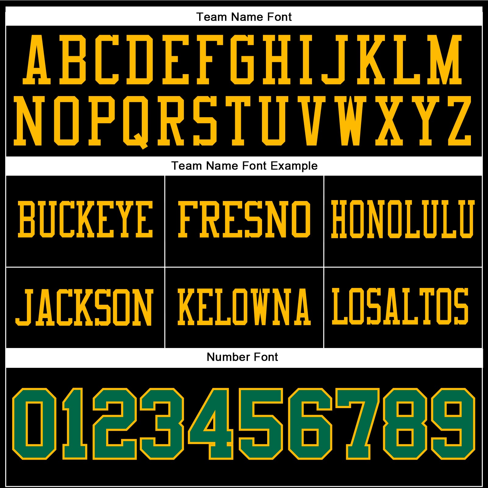Custom Black Kelly Green-Gold Authentic Football Jersey view 3