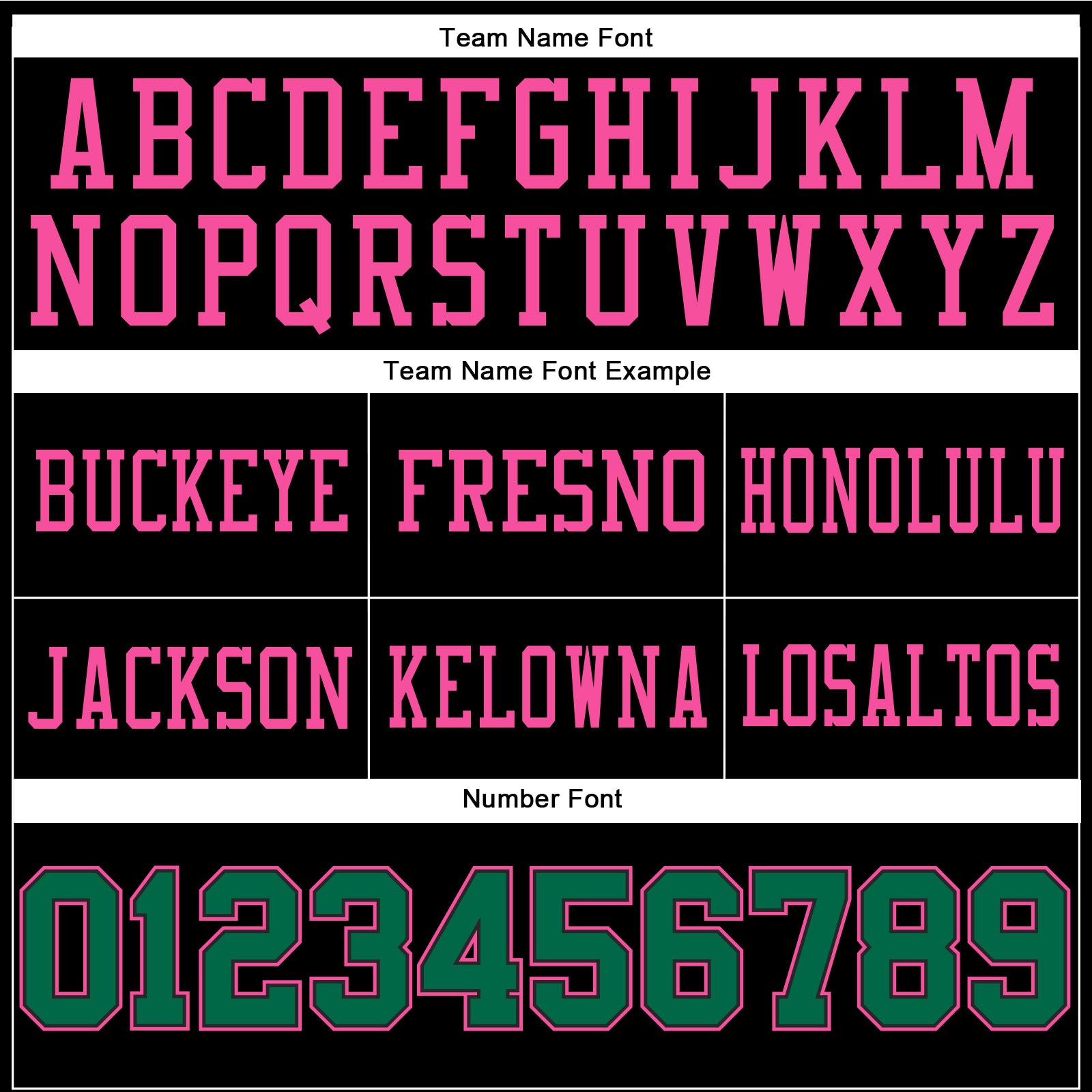 Custom Black Kelly Green-Pink Authentic Football Jersey view 3