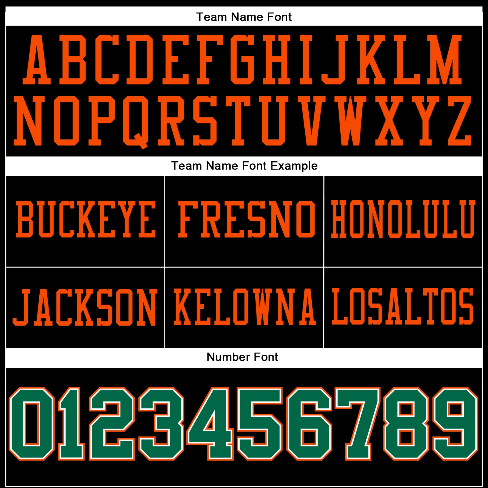 Custom Black Kelly Green-Orange Authentic Football Jersey view 3