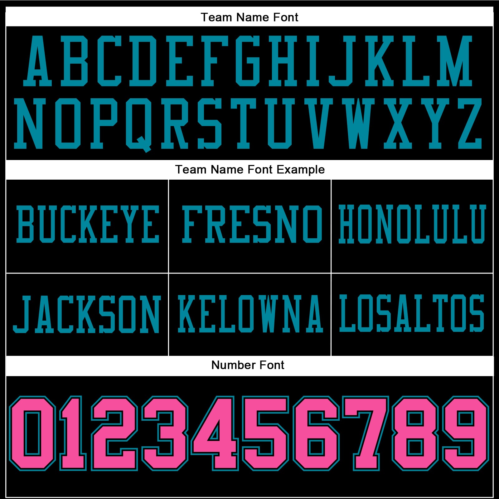 Custom Black Pink-Teal Authentic Football Jersey view 3