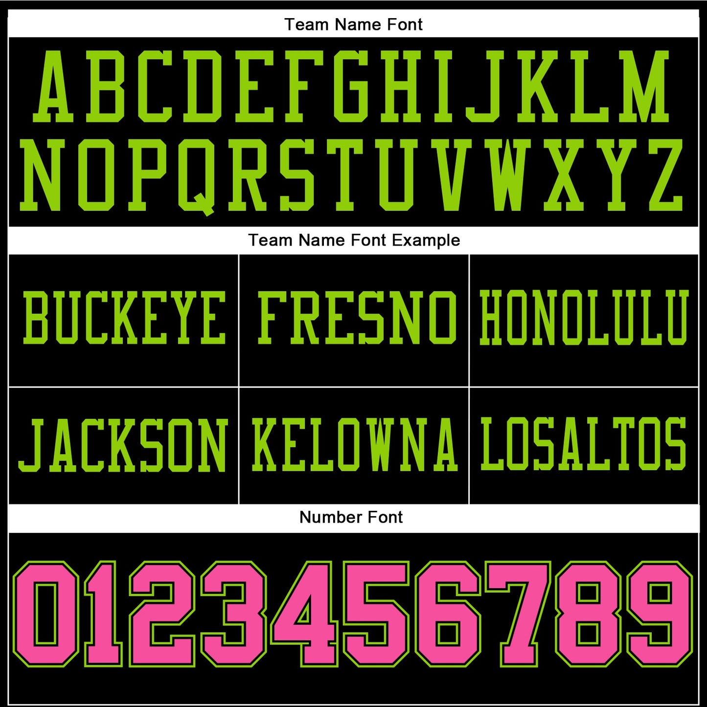 Custom Black Pink-Neon Green Authentic Football Jersey view 3
